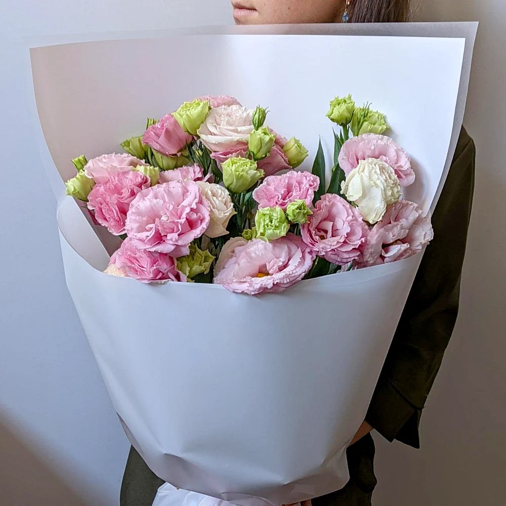7 розовых эустом